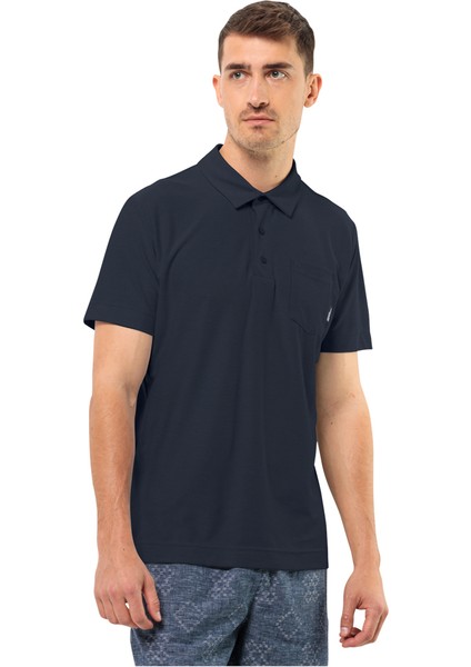 Jack Wolfskin Terral Erkek Kısa Kollu Polo T-Shirt