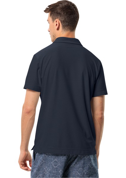 Jack Wolfskin Terral Erkek Kısa Kollu Polo T-Shirt