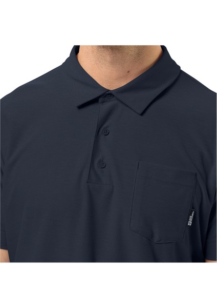 Jack Wolfskin Terral Erkek Kısa Kollu Polo T-Shirt