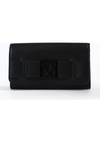 Armani Exchange Siyah Kadın 10,5X19X4 cm Cüzdan 9485720A87400020