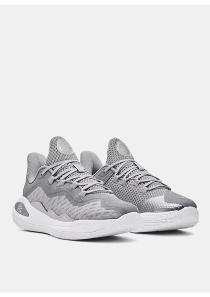 Under Armour Beyaz Erkek Basketbol Ayakkabısı 3027370-100-GS Curry 11 Yw