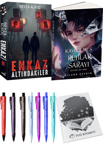 Enkaz Altındakiler 2 - Pandora'nın Kalbi 1 + Kalem + Not Defteri