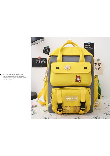 23 Yeni Tuval Dört Parçalı Sırt Çantası (Yurt Dışından) fırsatları