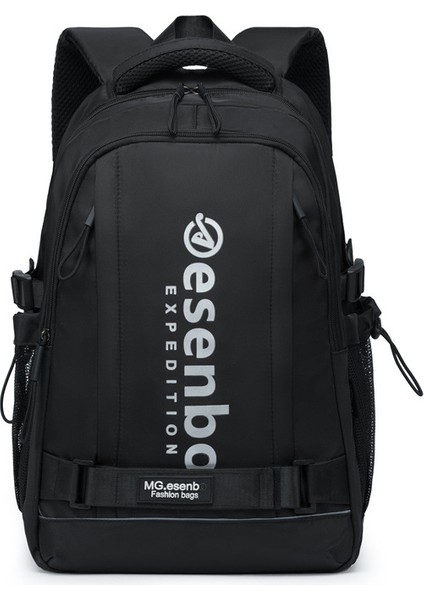 Yeni Açık Hava Erkek Basit Mektup Sırt Çantası Iş Işe Gidip Gelirken Aşınmaya Dayanıklı Spor Erkek ve Kadın Aynı Stil Büyük Kapasiteli (Yurt Dışından) fırsatları