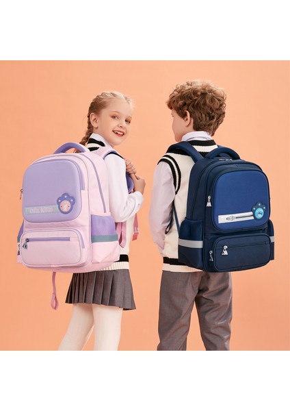 Çocuk Okul Çantaları Büyük Kapasiteli Ilkokul Erkek ve Kız Çocukları Ultra Hafif, Omurga Koruma Omurga Su Geçirmez Sırt Çantası (Yurt Dışından) fiyatları
