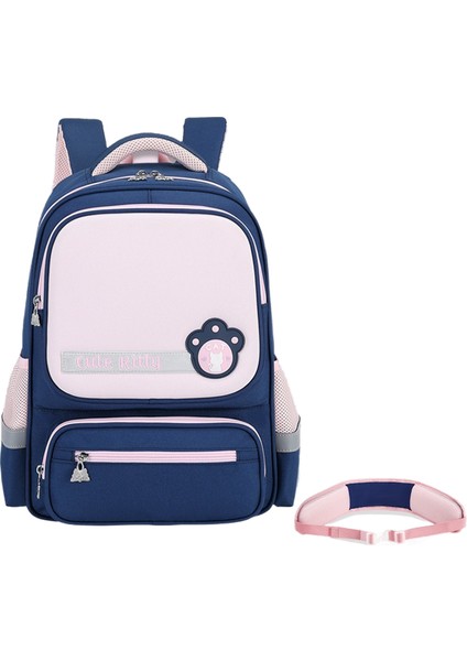 Çocuk Okul Çantaları Büyük Kapasiteli Ilkokul Erkek ve Kız Çocukları Ultra Hafif, Omurga Koruma Omurga Su Geçirmez Sırt Çantası (Yurt Dışından)