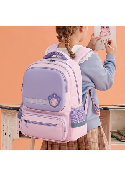 Çocuk Okul Çantaları Büyük Kapasiteli Ilkokul Erkek ve Kız Çocukları Ultra Hafif, Omurga Koruma Omurga Su Geçirmez Sırt Çantası (Yurt Dışından) modelleri