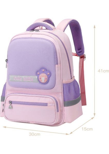 Çocuk Okul Çantaları Büyük Kapasiteli Ilkokul Erkek ve Kız Çocukları Ultra Hafif, Omurga Koruma Omurga Su Geçirmez Sırt Çantası (Yurt Dışından) fırsatları