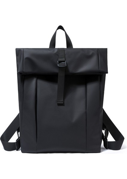 Moda Sırt Çantası Unisex Büyük Kapasiteli Öğrenci Okul Çantası Erkek ve Kadın Düz Renk Su Geçirmez Sırt Çantası (Yurt Dışından) fiyatları