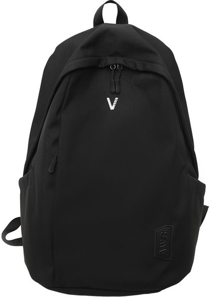 Öğrenci Okul Çantası Basit Büyük Kapasiteli Bilgisayar Sırt Çantası (Yurt Dışından)