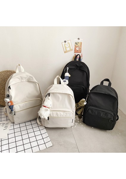 Yeni Ilkokul Okul Çantası Vahşi Minimalist Sırt Çantası Büyük Kapasiteli Yük Azaltma Sırt Çantası (Yurt Dışından) modelleri