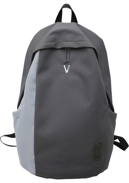 Öğrenci Okul Çantası Basit Büyük Kapasiteli Bilgisayar Sırt Çantası (Yurt Dışından)