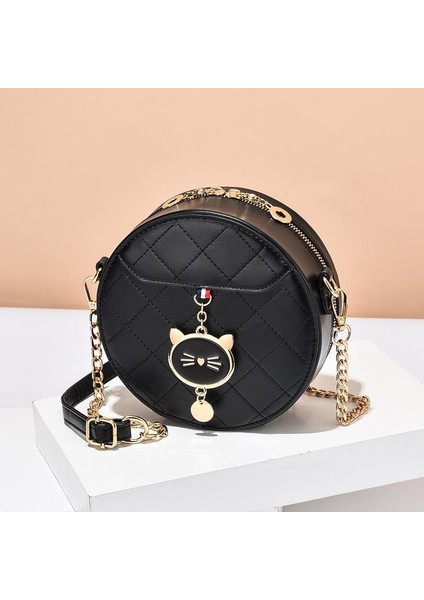 Kadınlar Için High-End Zincir Fransız Niş Çanta 2023 Yeni Ins Kore Versiyonu Çok Yönlü Öğrenci Omuz Crossbody Yabancı Stil Sırt Çantası Crossbody Çanta (Yurt Dışından)