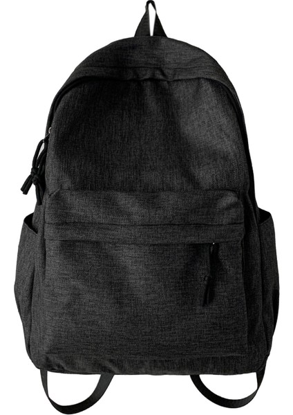 Erkekler ve Kadınlar Için Aşınmaya Dayanıklı Düz Renkli Büyük Kapasiteli Sırt Çantası, Çok Yönlü Okul Çantası, Seyahat Çantası, Ortaokul Öğrencileri ve Lise Öğrencileri (Yurt Dışından) fiyatları