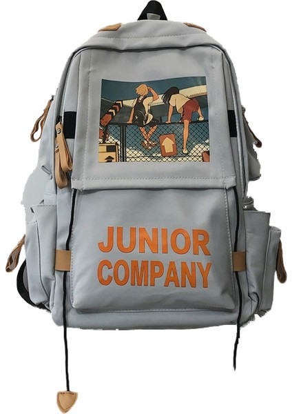 Okul Çantası Üniversite Öğrencisi Basit Lise Öğrencisi Ortaokul Öğrencisi Büyük Kapasiteli Sırt Çantası (Yurt Dışından)