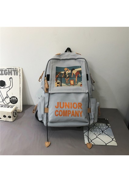 Okul Çantası Üniversite Öğrencisi Basit Lise Öğrencisi Ortaokul Öğrencisi Büyük Kapasiteli Sırt Çantası (Yurt Dışından) indirimleri