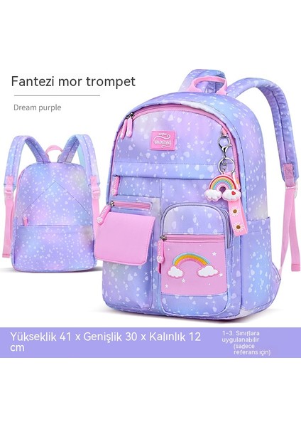 1-3-6. Sınıf Kız Çocukları Için Yeni Ilkokul Çantası, Yükü Azaltan, Omurgayı Koruyan, Su Geçirmez Çocuk Sırt Çantası, 6-12 Yaş (Yurt Dışından) fiyatları