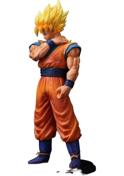 Dragon Ball Savaşçısının Uyanış Sonu Goku Vegeta Ayakta Süper Saiyan Şekil Modeli Süsleme (Yurt Dışından)