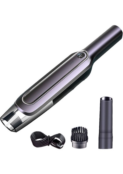 Islak ve Kuru Yüksek Güçlü Kablosuz Araba Mini Şarj Edilebilir Elektrikli Süpürge (Yurt Dışından)