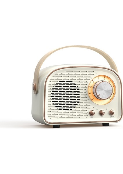 Retro Ahşap Tahıl Bluetooth Hoparlör Radyo (Yurt Dışından)