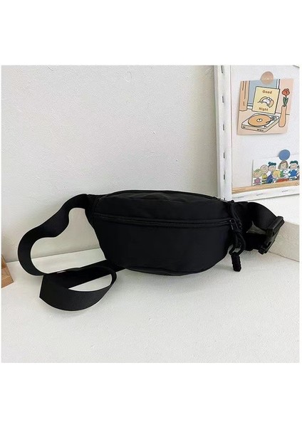 Crossbody Göğüs Çantası Kanvas Rahat Çanta Kadın Ilkbahar ve Yaz Spor Niş Çok Yönlü Bel Çantası (Yurt Dışından)
