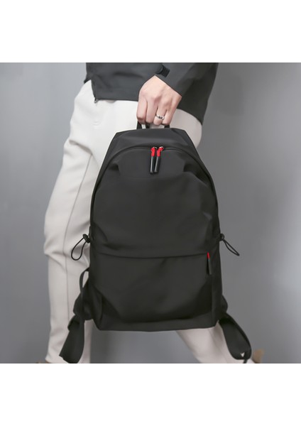Katlanmış Düz Renk Su Geçirmez Erkek ve Kadın Büyük Kapasiteli Bilgisayar Sırt Çantası (Yurt Dışından) fırsatları