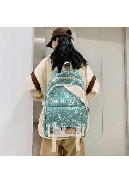 Ortaokul Öğrencileri ve Lise Öğrencileri Için Büyük Kapasiteli Moda Sırt Çantası (Yurt Dışından) fiyatları