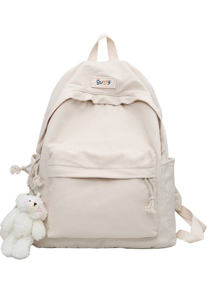 Basit Rahat Tuval Kadın Kolej Okul Çantası Bilgisayar Sırt Çantası (Yurt Dışından) fiyatları