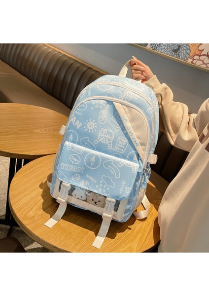 Ortaokul Öğrencileri ve Lise Öğrencileri Için Büyük Kapasiteli Moda Sırt Çantası (Yurt Dışından) fiyatları