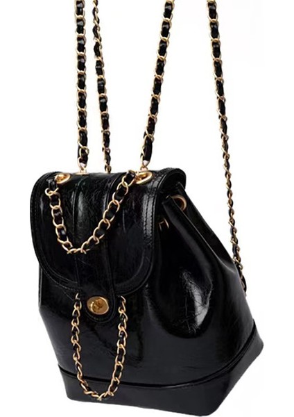 Kadın Kore Versiyonu Ins Büyük Kapasiteli Elmas Zincir Sırt Çantası (Yurt Dışından) fiyatları