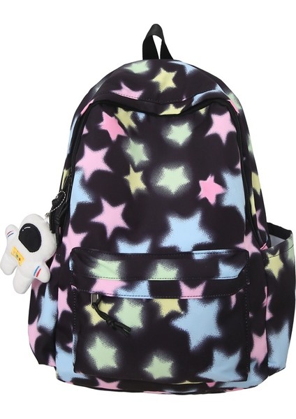 Sırt Çantası Çok Yönlü Kontrast Renkli Sırt Çantası (Yurt Dışından)