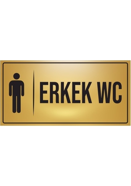 Erkek Wc Yönlendirme Levhası Metal PR-6A