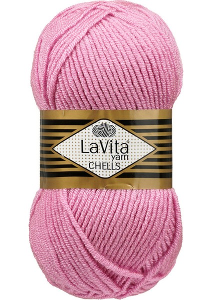 Chells 0090 Pembe El Örgü Ipi 100 Gr.