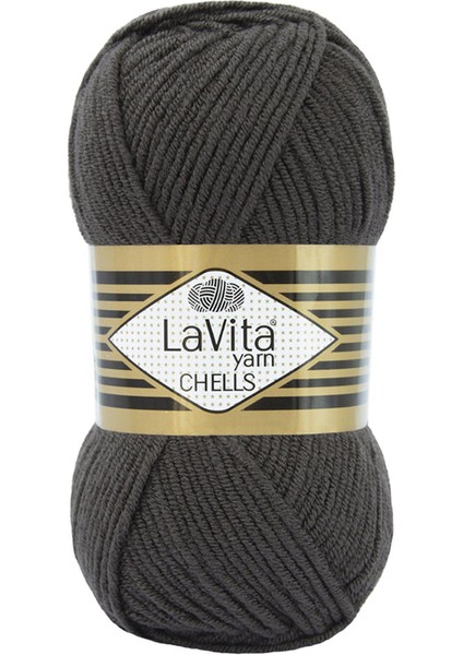 Chells 9810 Füme El Örgü Ipi 100 Gr.