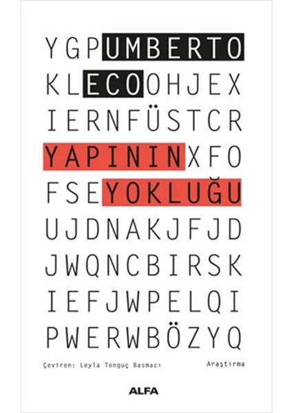 Yapının Yokluğu