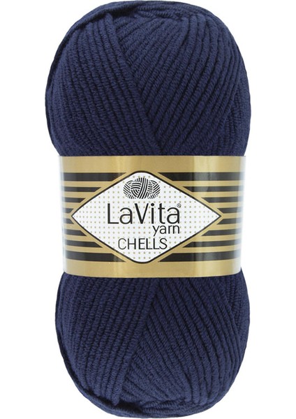 Chells 9818 Lacivert El Örgü Ipi 100 Gr.