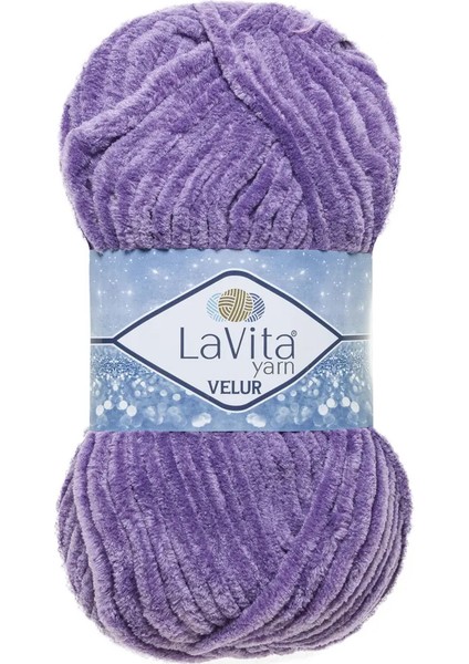 5 Adet Lavita Velur 4034 Açık Mor