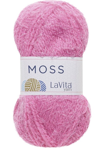 Moss 5060 Şeker Pembe El Örgü Ipi 100 Gr.
