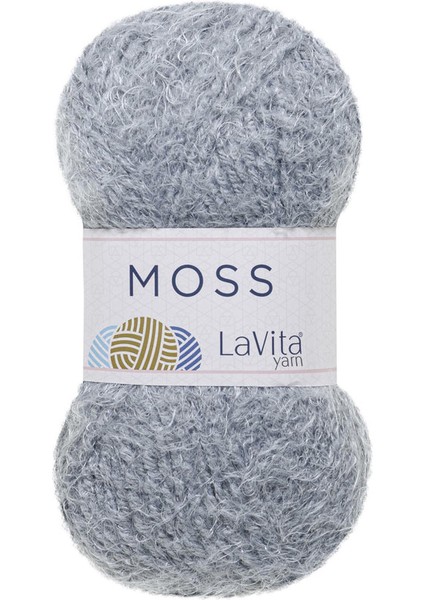 Moss 9801 Koyu Gri El Örgü Ipi 100 Gr.