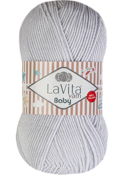 Baby 6033 Açık Kül El Örgü Ipi 100 Gr.
