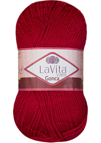 Gonca 4021 Nar Pembe El Örgü Ipi 100 Gr.