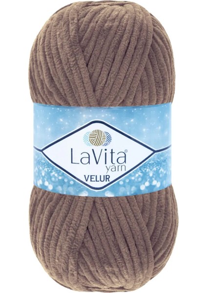 Velur 7012 A.kahve El Örgü Ipi 100 Gr.