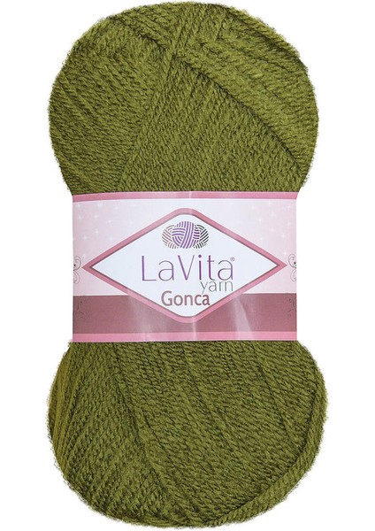 Gonca 8127 Hakili Yosun El Örgü Ipi 100 Gr.