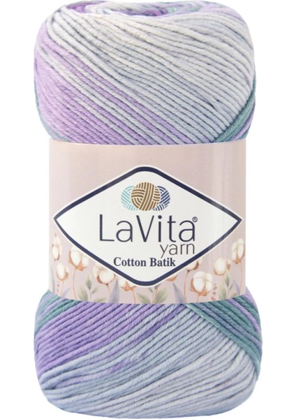 5 Adet Lavita Cotton Batik CB03 Erguvan