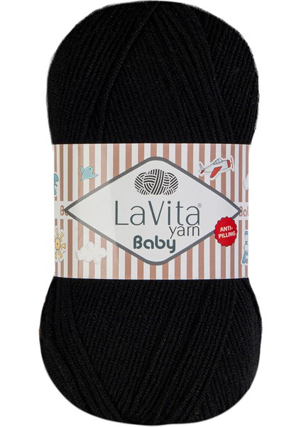 5 Adet Lavita Baby 6500 Siyah