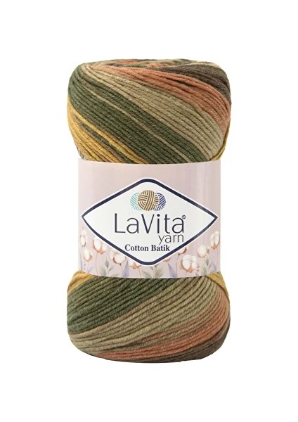 5 Adet Lavita Cotton Batik CB07 Skulent