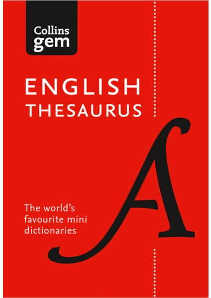 Collins Gem English Thesaurus (8Th Edition)