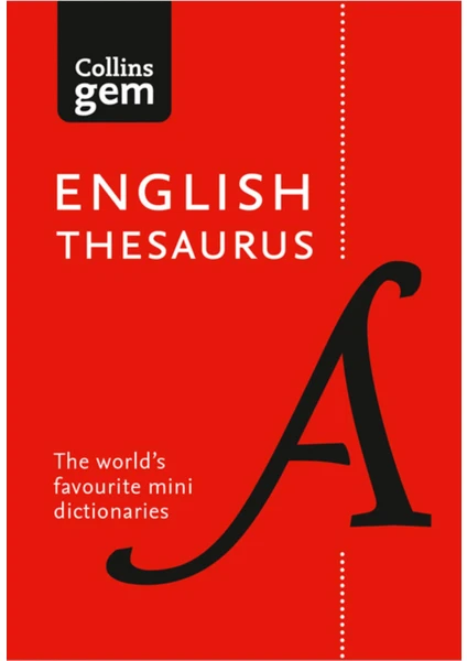 Harper Collins Collins Gem English Thesaurus (8Th Edition)