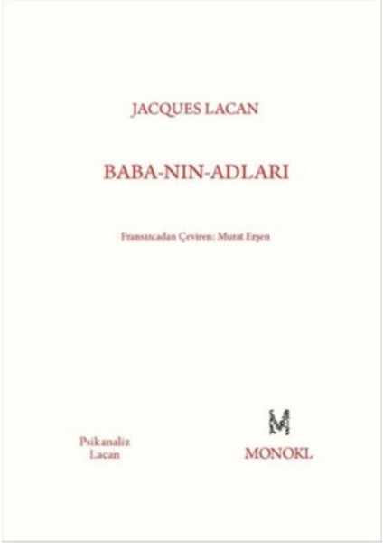 Baba-nın-adları - Jacques Lacan