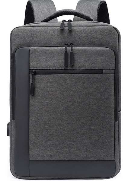 Gündelik Iş Sırt Çantası USB Arabirimi Dizüstü Bilgisayar Sırt Çantası (Yurt Dışından)